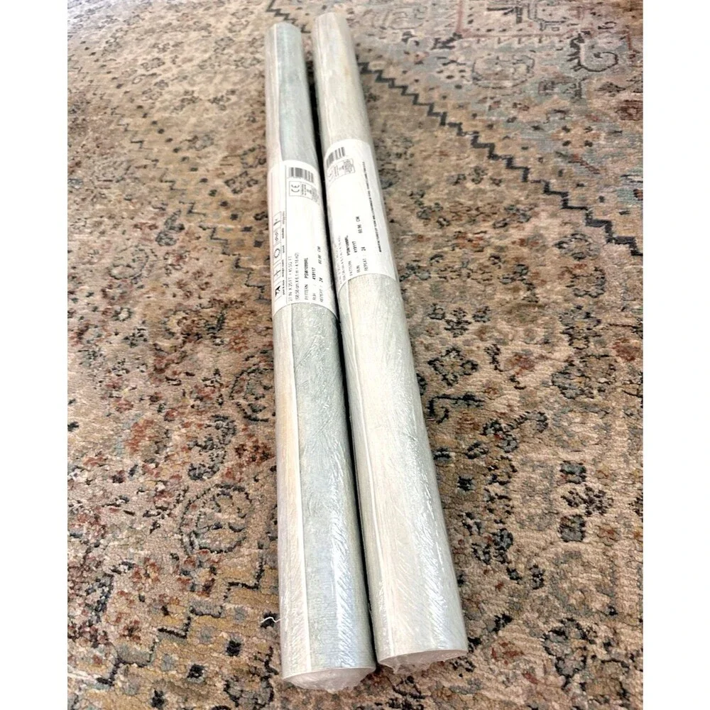 2 NEW Candice Olson Wallpaper Rolls PSW1099RL Peel n Stick Blue 90 Sq Ft. Spa